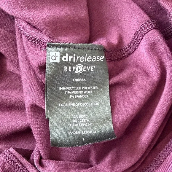 Paradox Women's Burgundy Long Sleeve Top - Picture 4 of 4